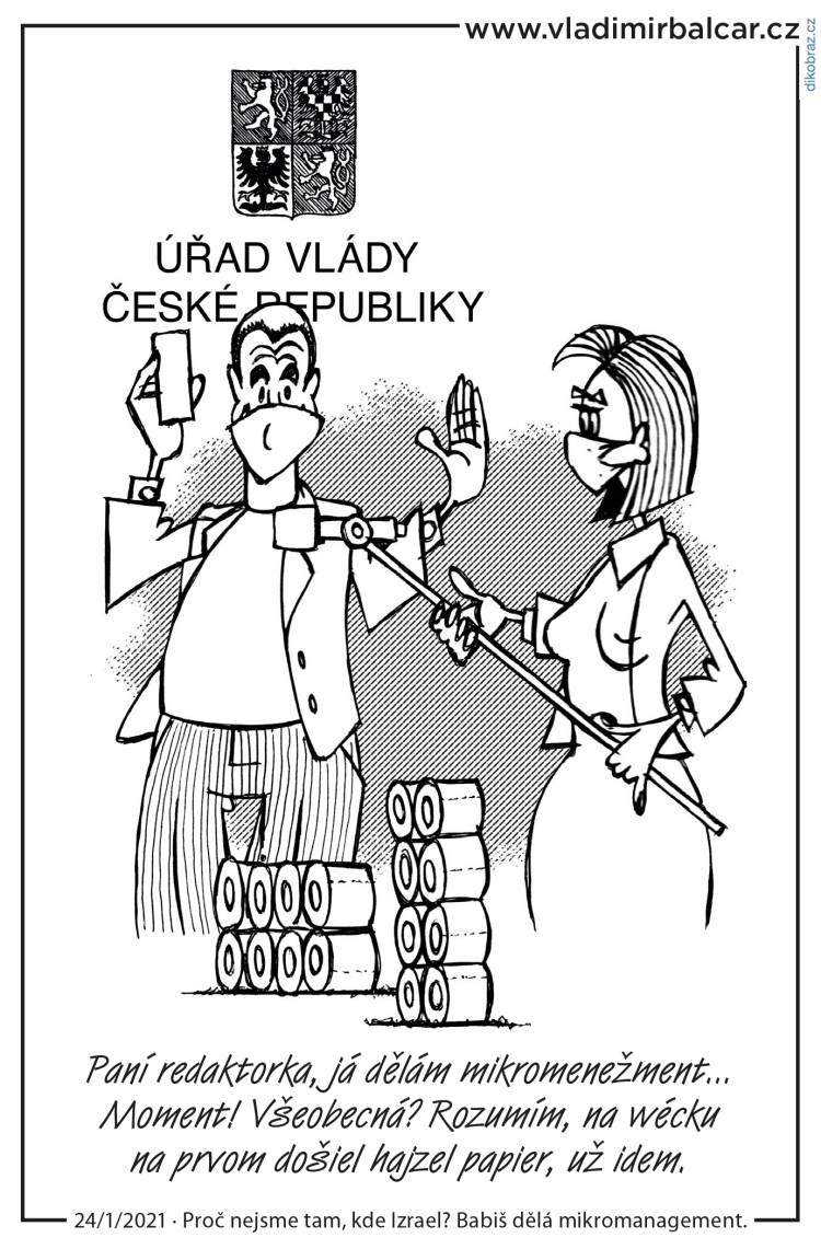 Vladimír Balcar vtipy č.27577 - Domácí politika 2021