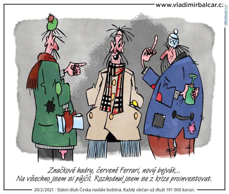 Vladimír Balcar vtipy č.29374 - Zadlužování ČR