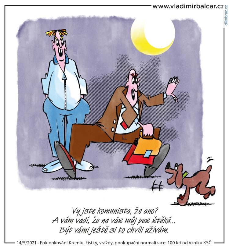 Vladimír Balcar vtipy č.34836 - 100 let KSČ