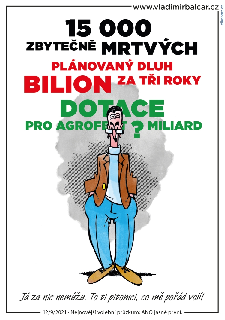 Vladimír Balcar vtipy č.38977 - Volby 2021 ČR