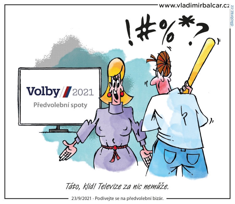 Vladimír Balcar vtipy č.39228 - Volby 2021 ČR