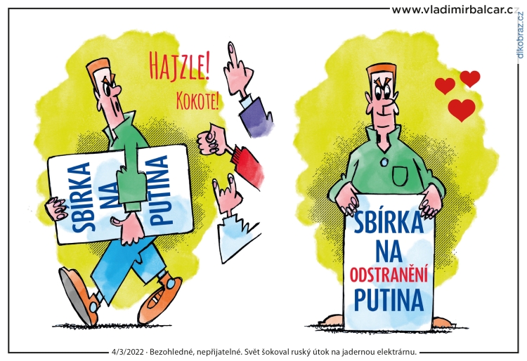 Vladimír Balcar vtipy č.43867 - Rusko napadlo Ukrajinu
