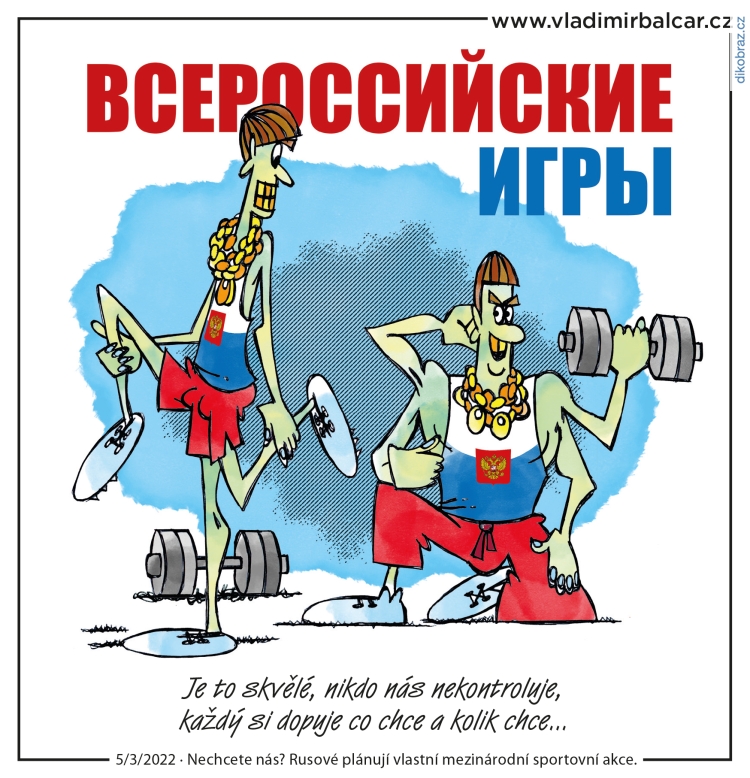 Vladimír Balcar vtipy č.43917 - Rusko napadlo Ukrajinu