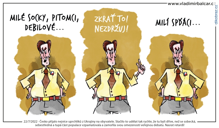 Vladimír Balcar vtipy č.48565 - Rusko napadlo Ukrajinu