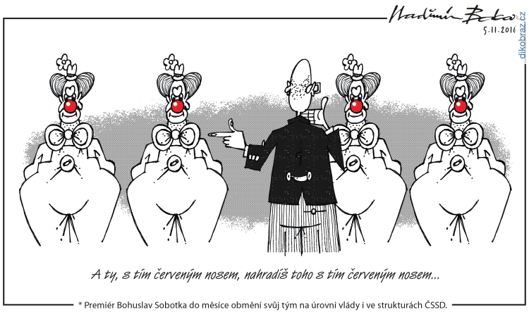Vladimír Balcar vtipy č.4188 - Změny ve vládě