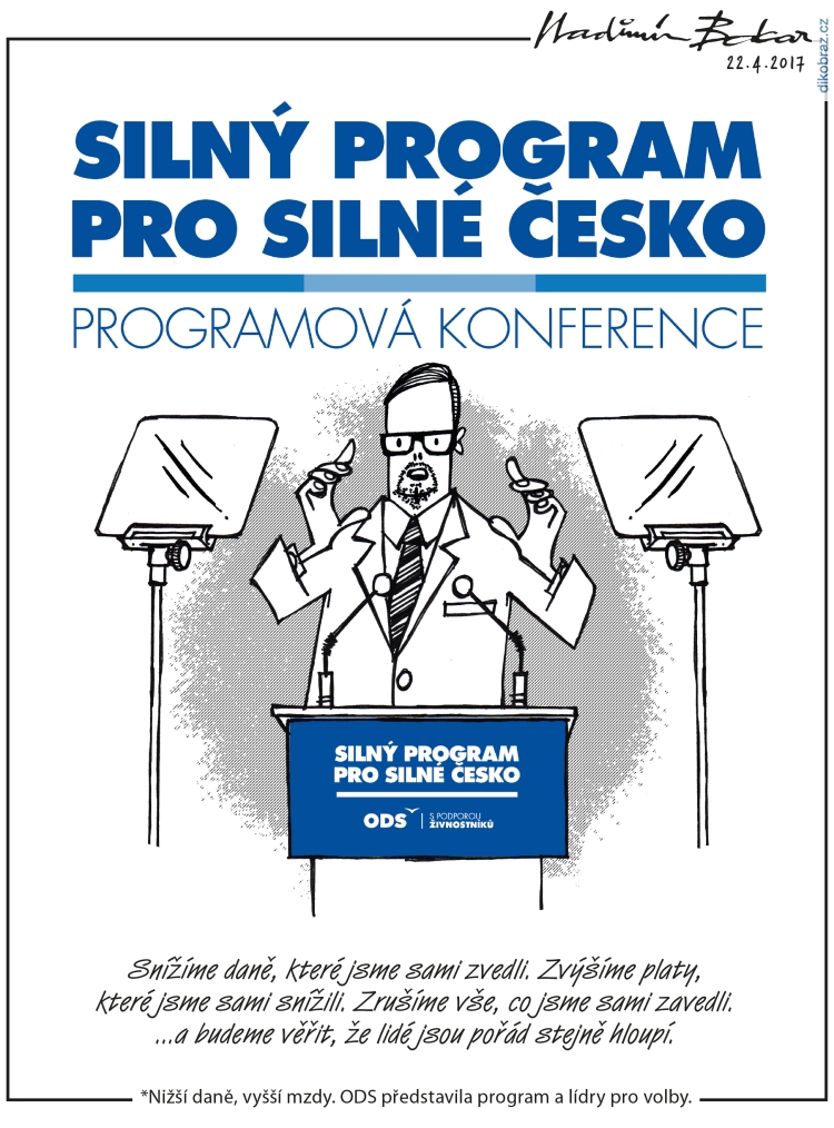 Vladimír Balcar vtipy č. - Domácí politika 2017