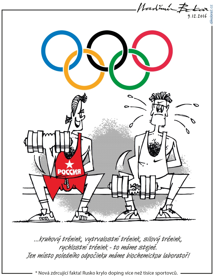 Vladimír Balcar č. - Doping ruských sportovců