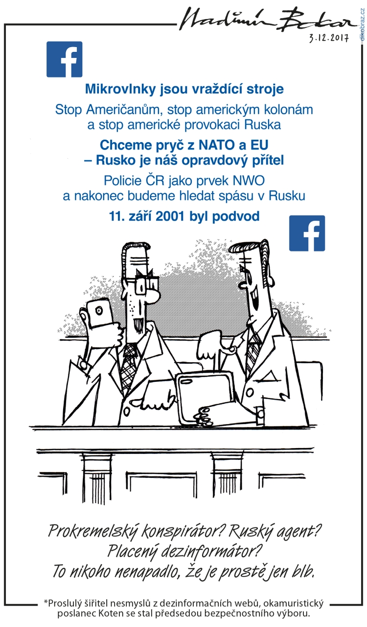 Vladimír Balcar vtipy č.5831 - Domácí politika 2017