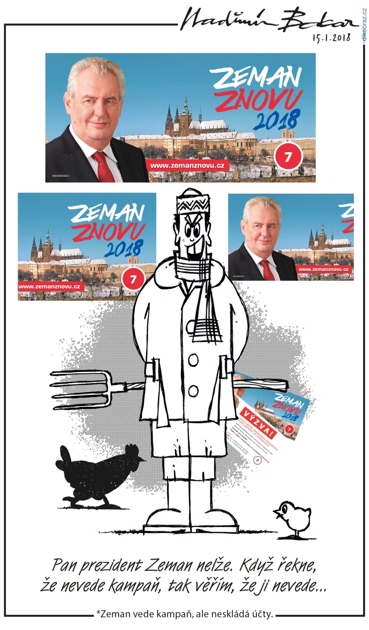Vladimír Balcar vtipy č. - Domácí politika 2018
