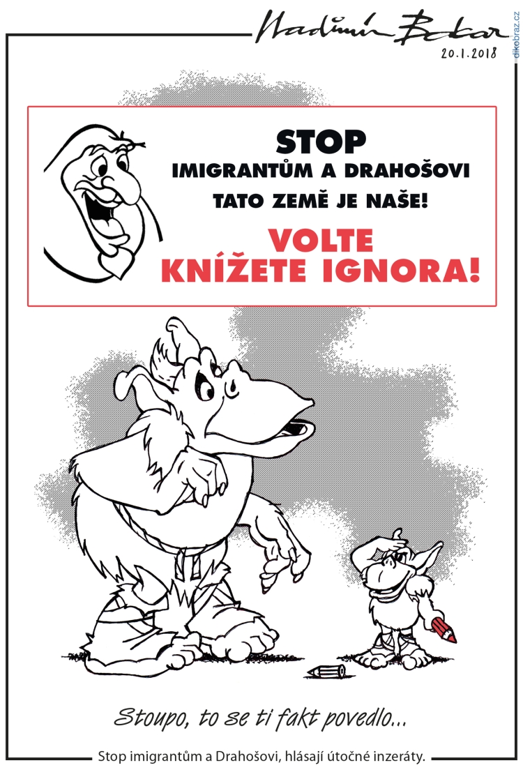 Vladimír Balcar vtipy č. - Domácí politika 2018