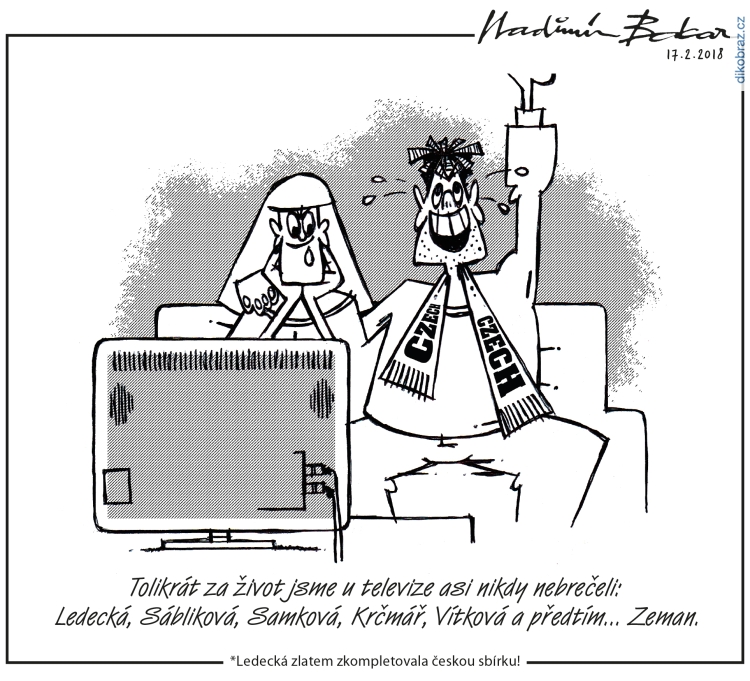 Vladimír Balcar vtipy č.6039 - Zimní olympijké hry 2018