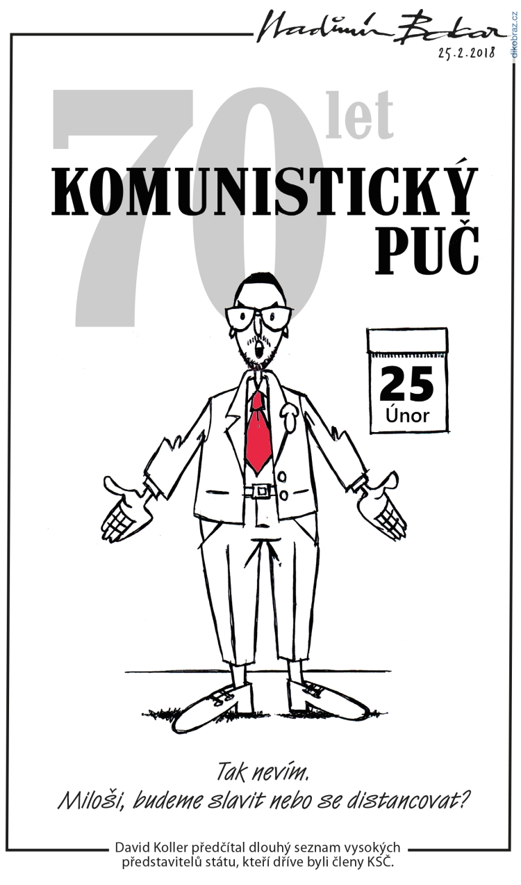 Vladimír Balcar vtipy č. - Domácí politika 2018