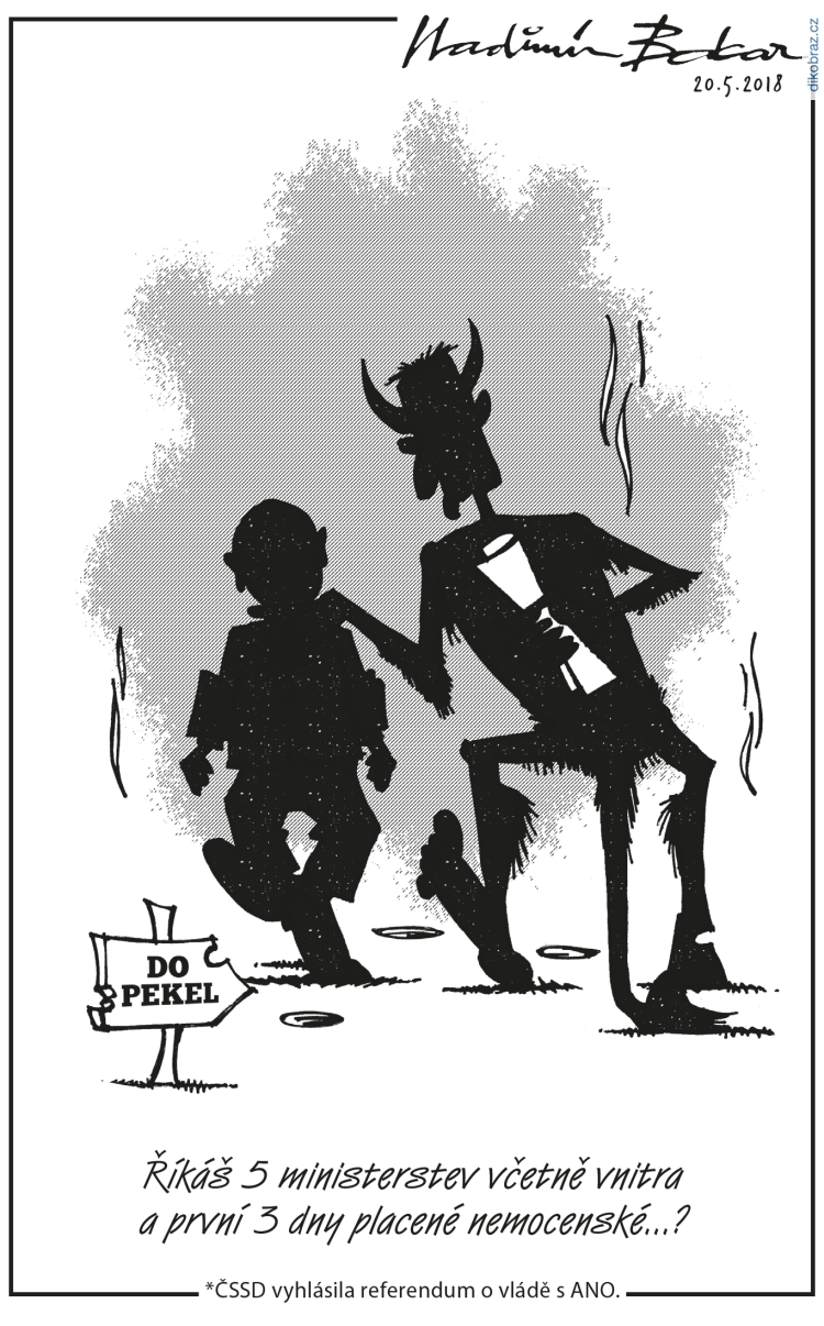 Vladimír Balcar vtipy č. - Domácí politika 2018
