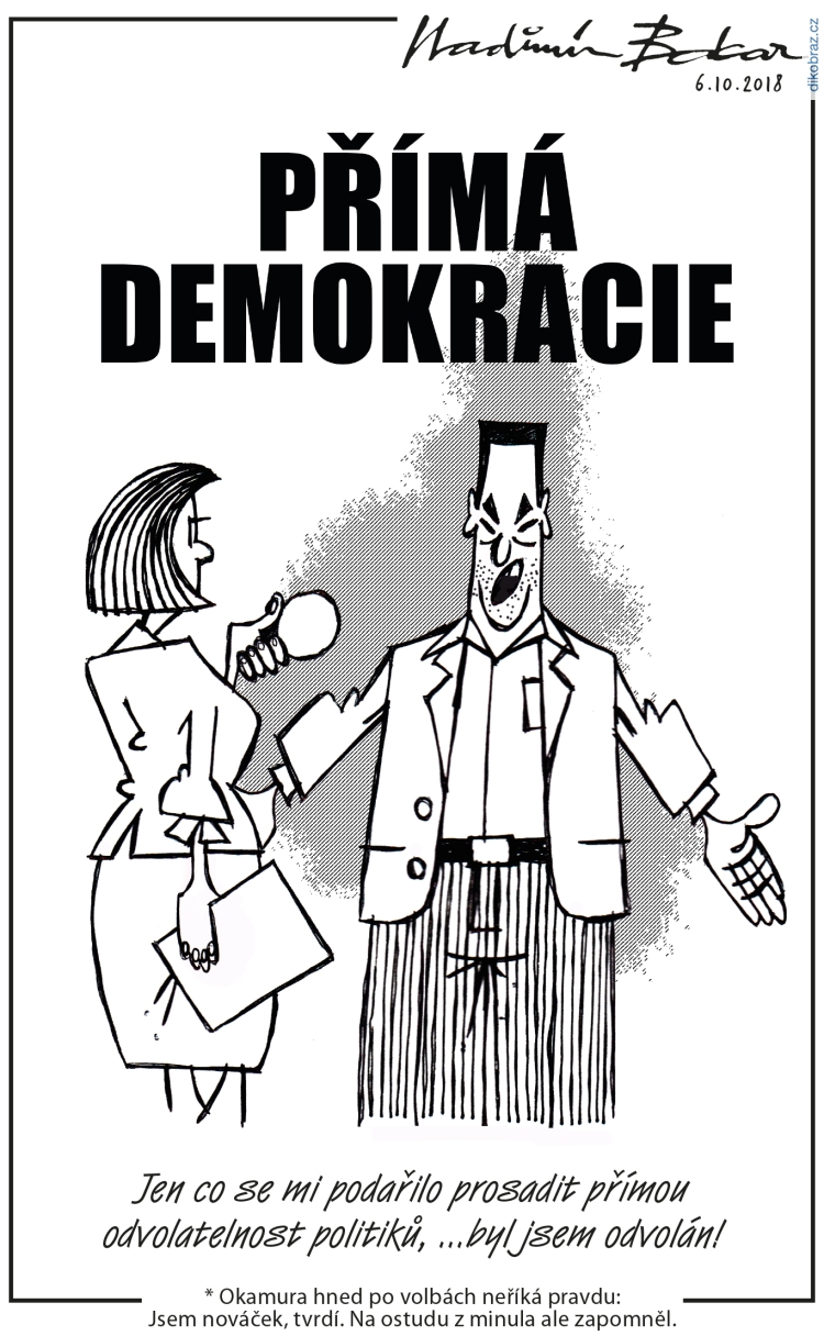 Vladimír Balcar vtipy č. - Domácí politika 2018
