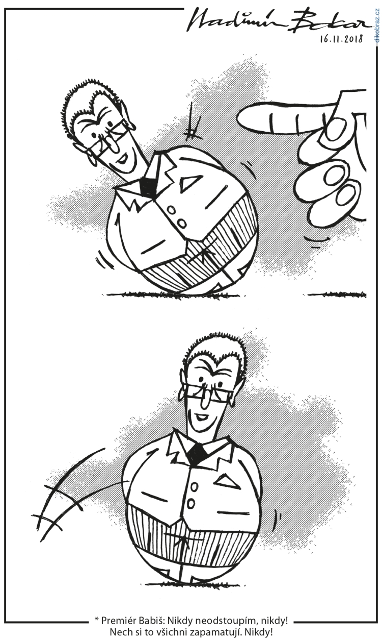 Vladimír Balcar vtipy č.6612 - Domácí politika 2018