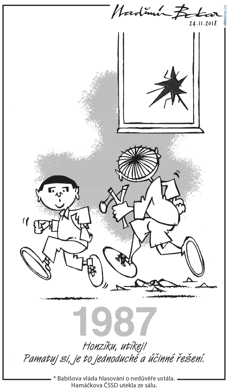 Vladimír Balcar vtipy č. - Domácí politika 2018