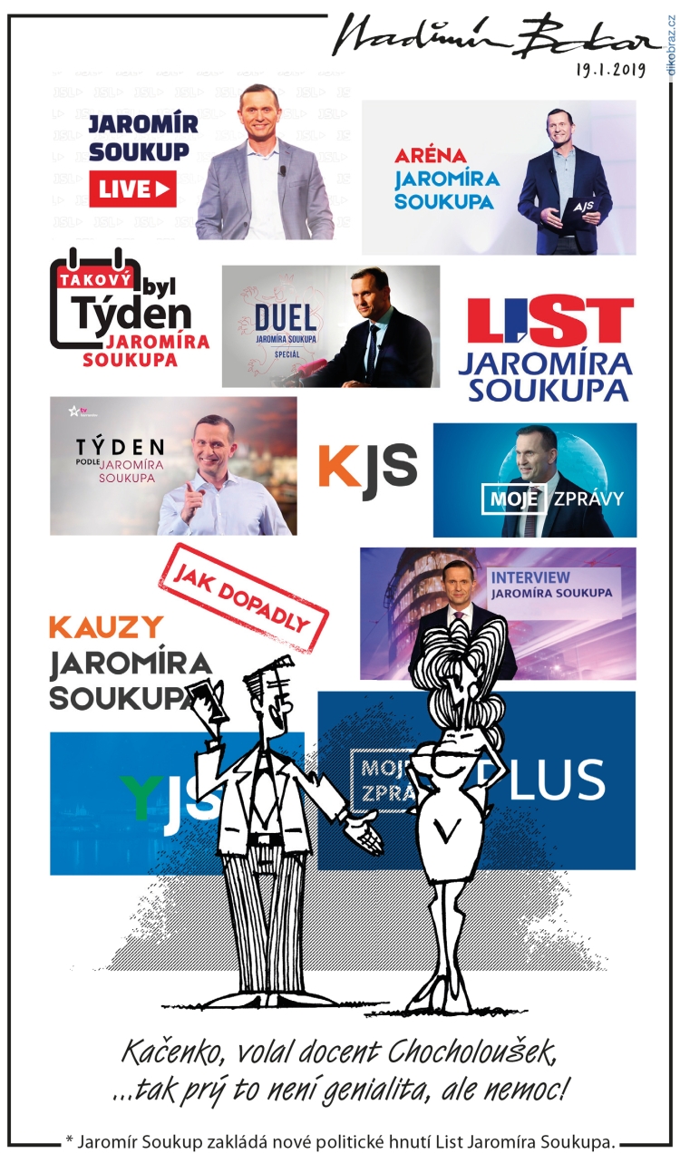 Vladimír Balcar vtipy č. - Domácí politika 2019