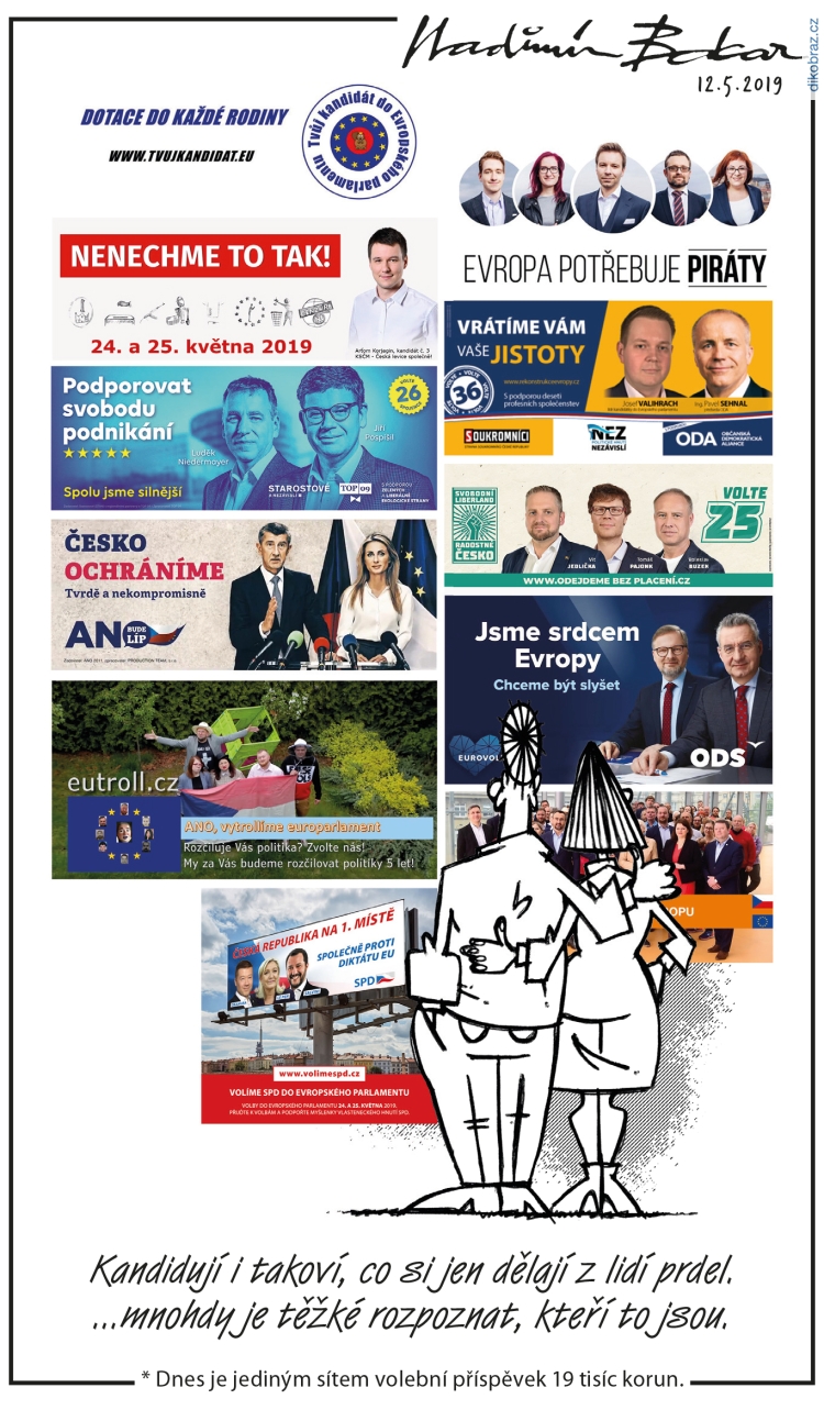 Vladimír Balcar vtipy č. - Domácí politika 2019