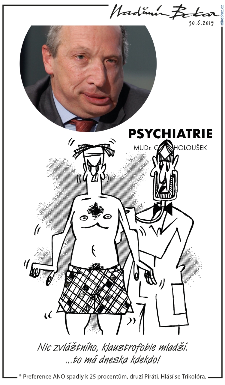 Vladimír Balcar vtipy č. - Domácí politika 2019