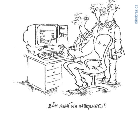 Vladimír Renčín - Bůh není na internetu? Vladimír Renčín vtipy č.1071 -