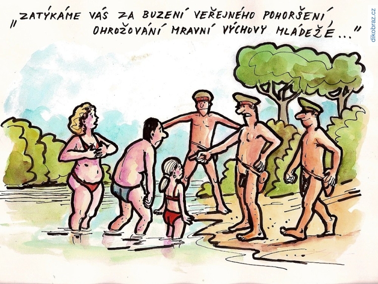 Roman Bureš - Zatýkáme vás za buzení veřejného pohoršení ohrožování mravní výchovy mládeže... Roman Bureš č.1375 -