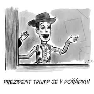 Jason Acab Katzenstein vtipy č.16143 - Trump má Koronavirus