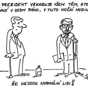 Jiří Pirkl vtipy č.5293 - Domácí politika 2017