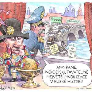 Matt Wuerker vtipy č.55530 - Ruská invaze na Ukrajinu