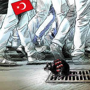 Osama Hajjaj vtipy č.3565 - Bombové útoky v Turecku