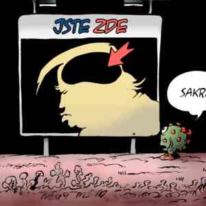 Paolo Calleri vtipy č.15216 - Trump má Koronavirus