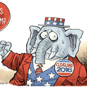 Rick McKee č.3803 - Americké volby 2016