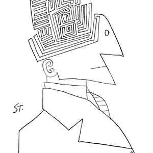 Saul Steinberg vtipy č.1740 - 