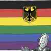 Chappatte vtipy č. - Německo akceptovalo gay svatby