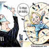 Dave Granlund vtipy č.3647 - Hillary Clintonová vs FBI
